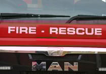 Fire crews fought barn fire at Broadwoodkelly