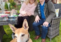 Fond farewell to Sandford priest, Paul, his wife Tracey and their dog Finn