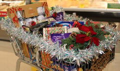 A chance to win a fantastic trolley of Christmas goodies from Crediton Morrisons