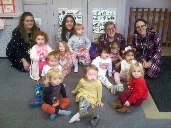 Pyjama Day raised 58.16 for Children in Need at Leapfrogs Nursery creditoncourier