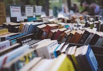 Book market with independent booksellers and literary arts groups from across the county
