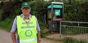 New Buildings now has a defibrillator in the old telephone box