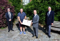 Devon Freemasons make a further donation to help the community