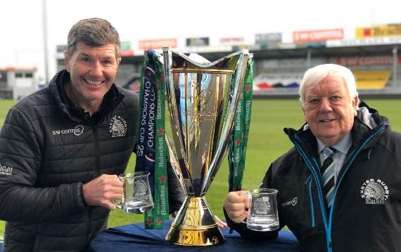 Dartington Crystal reward double winning efforts of the Exeter Chiefs