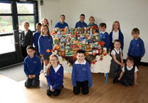 School harvest collection goes to Crediton Foodbank