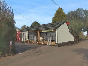 Plans to replace Kennerleigh Stores with a new and enlarged premises