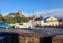Vehicles parking on double yellow lines in Crediton