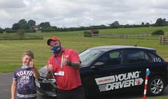 Jenson (11) from Copplestone qualifies for national driving competition, in a bid to be named Britain’s Best Young Driver 