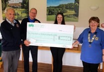 £800 raised for Children’s Hospice South West at Crediton charity golf day