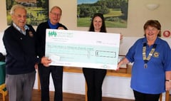 £800 raised for Children’s Hospice South West at Crediton charity golf day