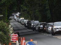 2.5 mile traffic queues between Cowley, Exeter and Newton St Cyres
