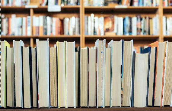 Library books by Jessica Ruscello.