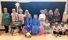 The ABC Nativity was a hit at Tedburn St Mary