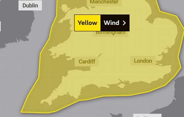 Storm Eunice will bring strong winds and heavy rain to Crediton