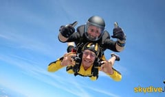 Devon Air Ambulance supporters jump at chance to sign up to skydive as charity enters its 30th year