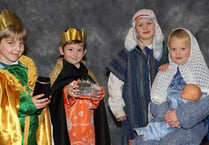Nativity ‘Are we nearly there yet?’ was performed inside and outside at Morchard Bishop