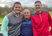 A good day for Ben, Podge and Paul at Downes Crediton Golf Club