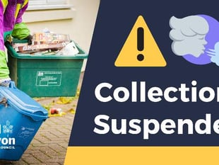 Waste and recycling collections suspended due to extreme weather