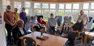 Ridge House residents in Morchard Bishop received visit from local MP