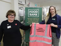 Hazel welcomed back as Community Champion at Crediton Morrisons store