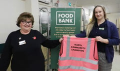 Hazel welcomed back as Community Champion at Crediton Morrisons store