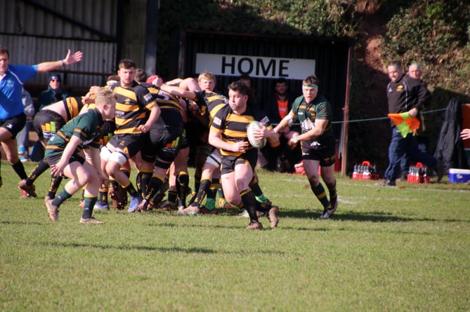 During the Crediton v Newent game.  AQ 5439