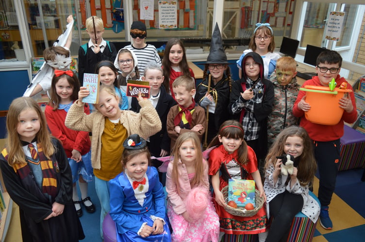 World Book Day at Landscore Primary School.