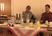 Yeoford cheese and wine raised £400 for the Ukraine DEC Appeal
