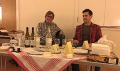 Yeoford cheese and wine raised £400 for the Ukraine DEC Appeal
