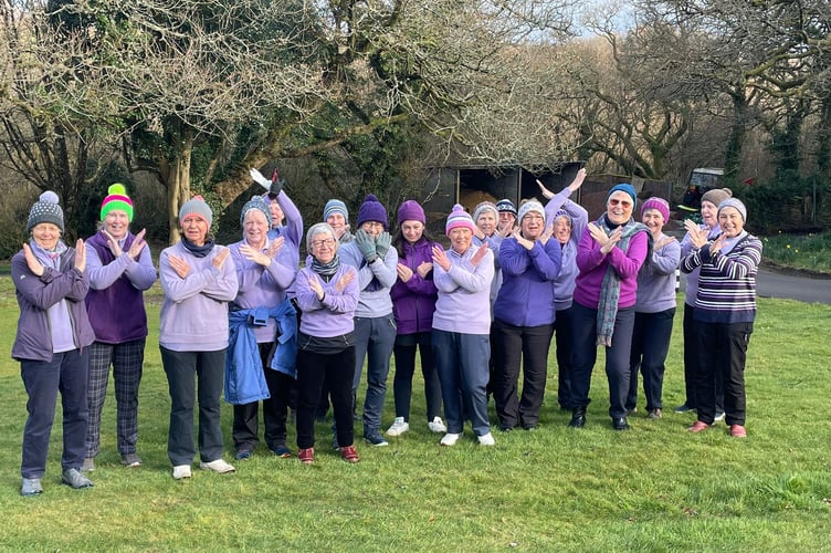 All those who took part in the annual International Women’s Day Competition for the Caws Cup, which raised funds for the Disasters Emergency Committee’s Ukraine Humanitarian Appeal.