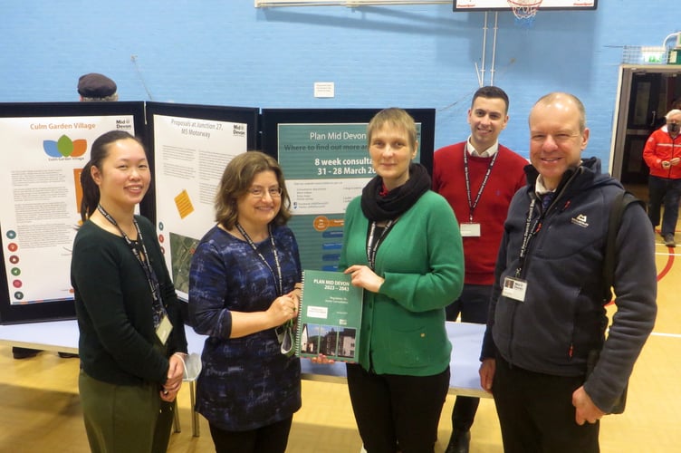                                Members of the Forward Planning staff, left to right, Poie-Yee Li, Isabel Cordwell, Mojca Sontak, Arron Beecham and Tristan Peat.  SR 1214
