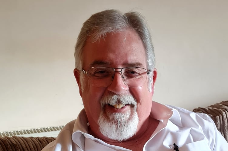 Chris Barlow, who was well-loved and well-known in Crediton. Photo: Heather Barlow
