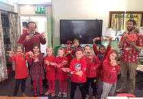 Red Nose Day at Tedburn St Mary Primary School
