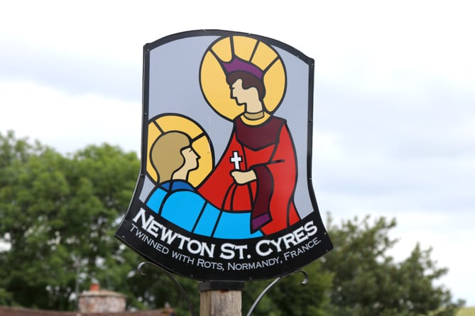 Newton St Cyres.  AQ 0902
