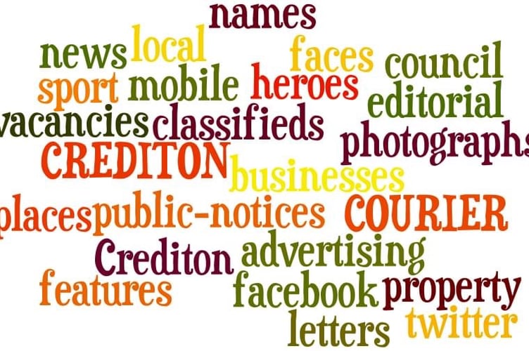 The Crediton Courier will be published on a Thursday from next week.