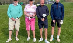 Outgoing Crediton golf captains thanked and new Captains Drive In
