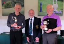 Gerry was Downes Crediton senior golfer of the year
