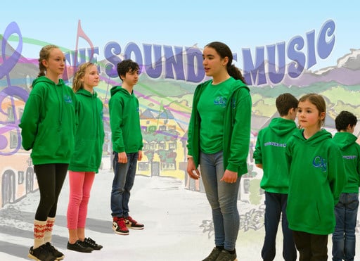 Some of the young cast members in the CODS presentation of ‘The Sound of Music’.