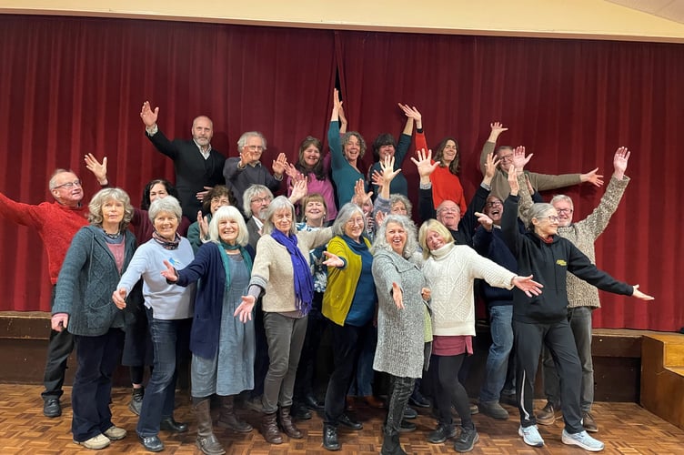 Sandford Sings will perform at Crediton Congregational Church on Friday, April 22. Photo: Sandford Sings