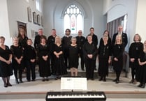 The Crediton Singers and Clare Watson at Cheriton Fitzpaine