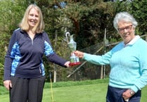 
Cherry won the Ladies Centenary Trophy at Okehampton Golf Club