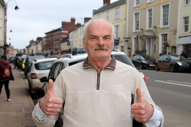 Roy Beckett, who is cycling 100 miles in aid of Ukraine this Sunday, May 1. AQ 5509