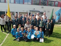 400 young people attended Mid Devon Scouts St George’s Day parade