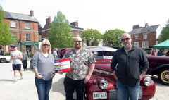 An array of vehicles admired at Crediton Cars and Coffee
