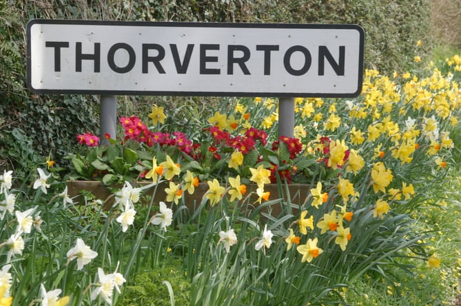 Thorverton sign