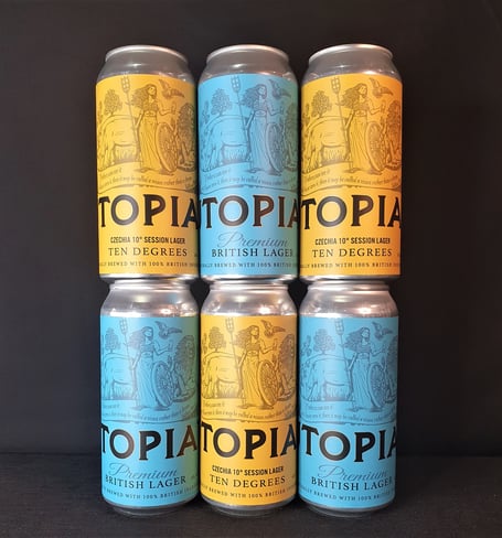 Utopian Brewing ‘Stand with Ukraine’ beer pack.
