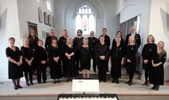 Crediton Singers concert at Yeoford in aid of Ukraine Appeal on May 21