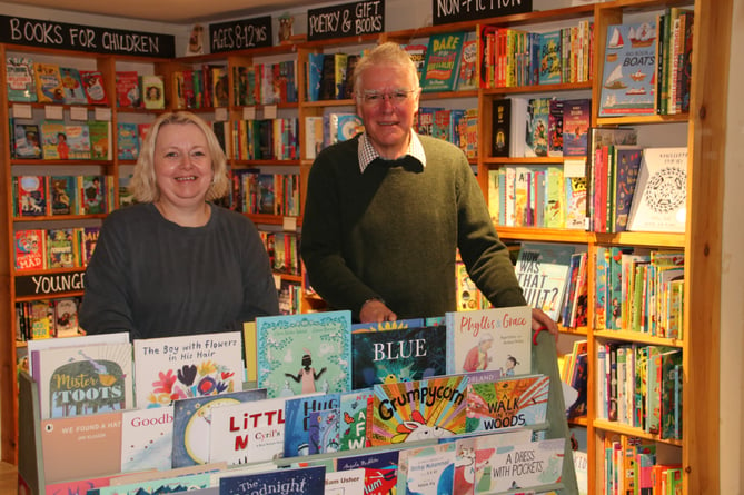 Karen Huxtable, Event Manager with Andrew Davey, Impact and Outreach manager at The Bookery.  AQ 6422
