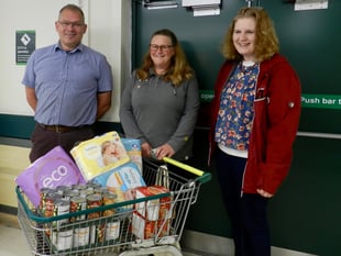 Crediton Morrisons store donates food to cr2ee Ukranian Appeal