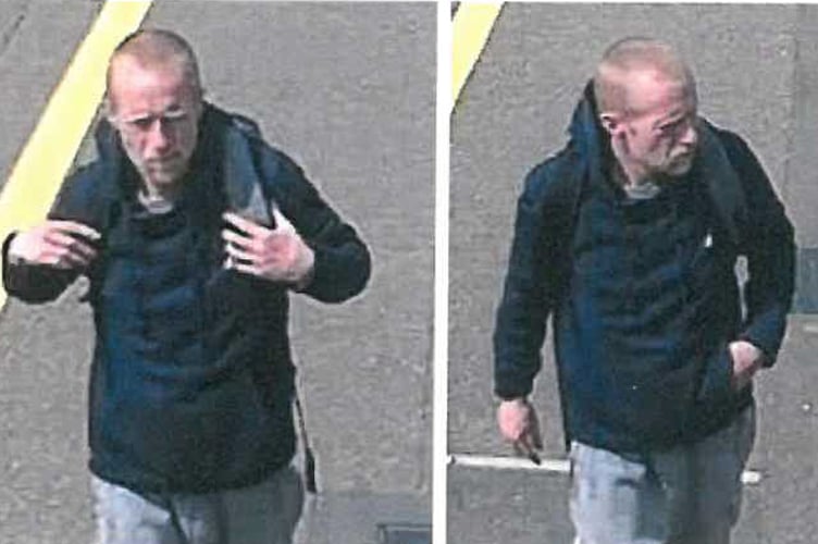 Do you recognise this man following an incident at Crediton Station?